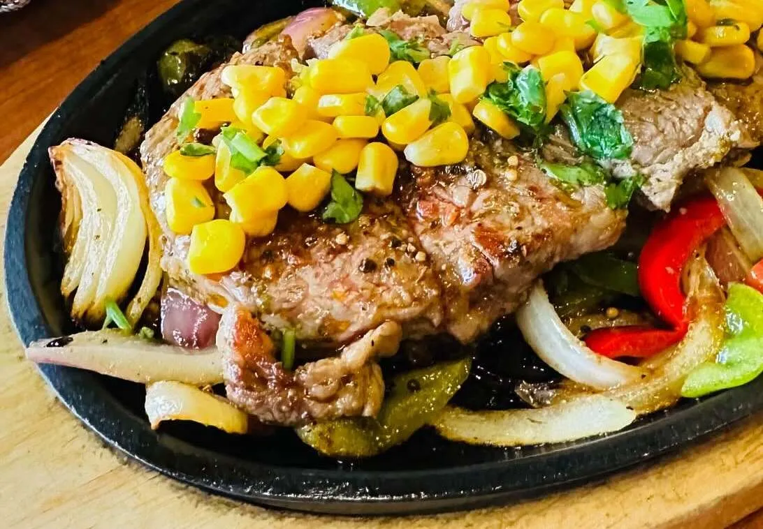 Delicious rib eye fajitas in Regina, SK